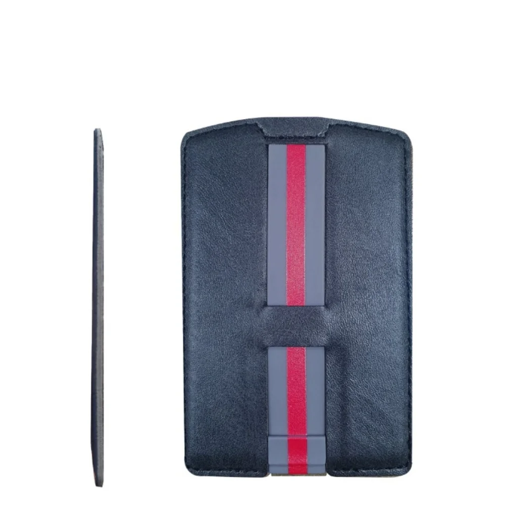 CARI 3-in-1 Phone Wallet w Card Holder, Mobile Stand Black